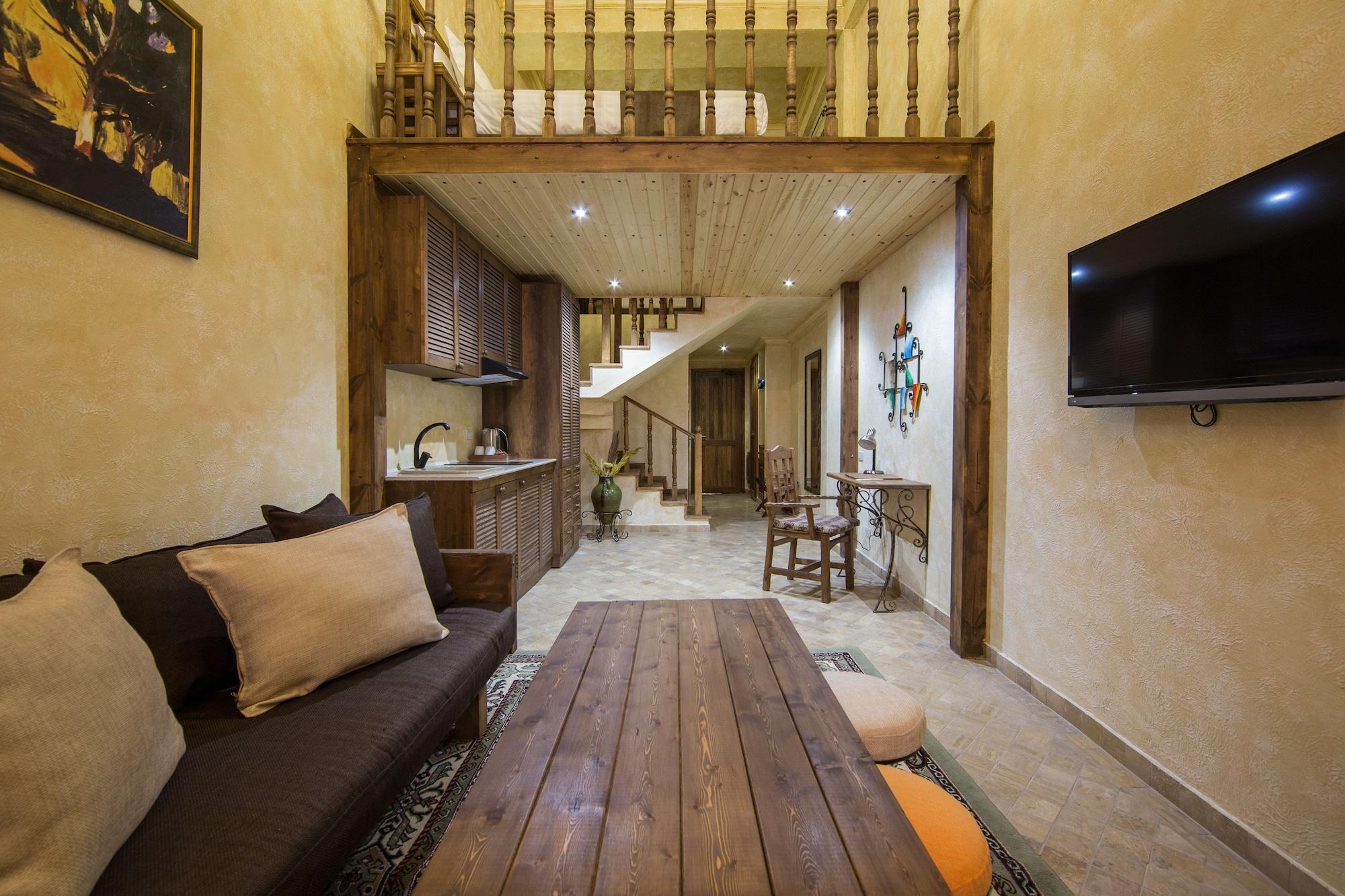 高加索酒店 Kasagh 外观 照片 A typical apartment in the complex